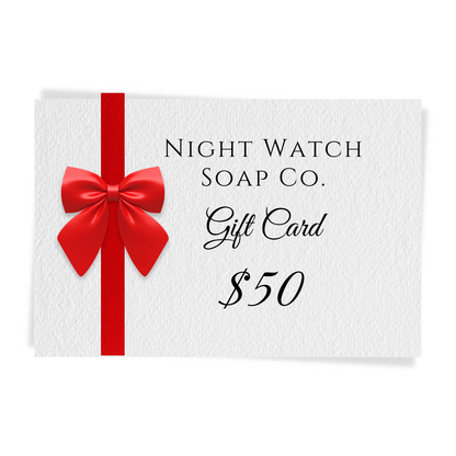 Night Watch Soap Company Gift Card